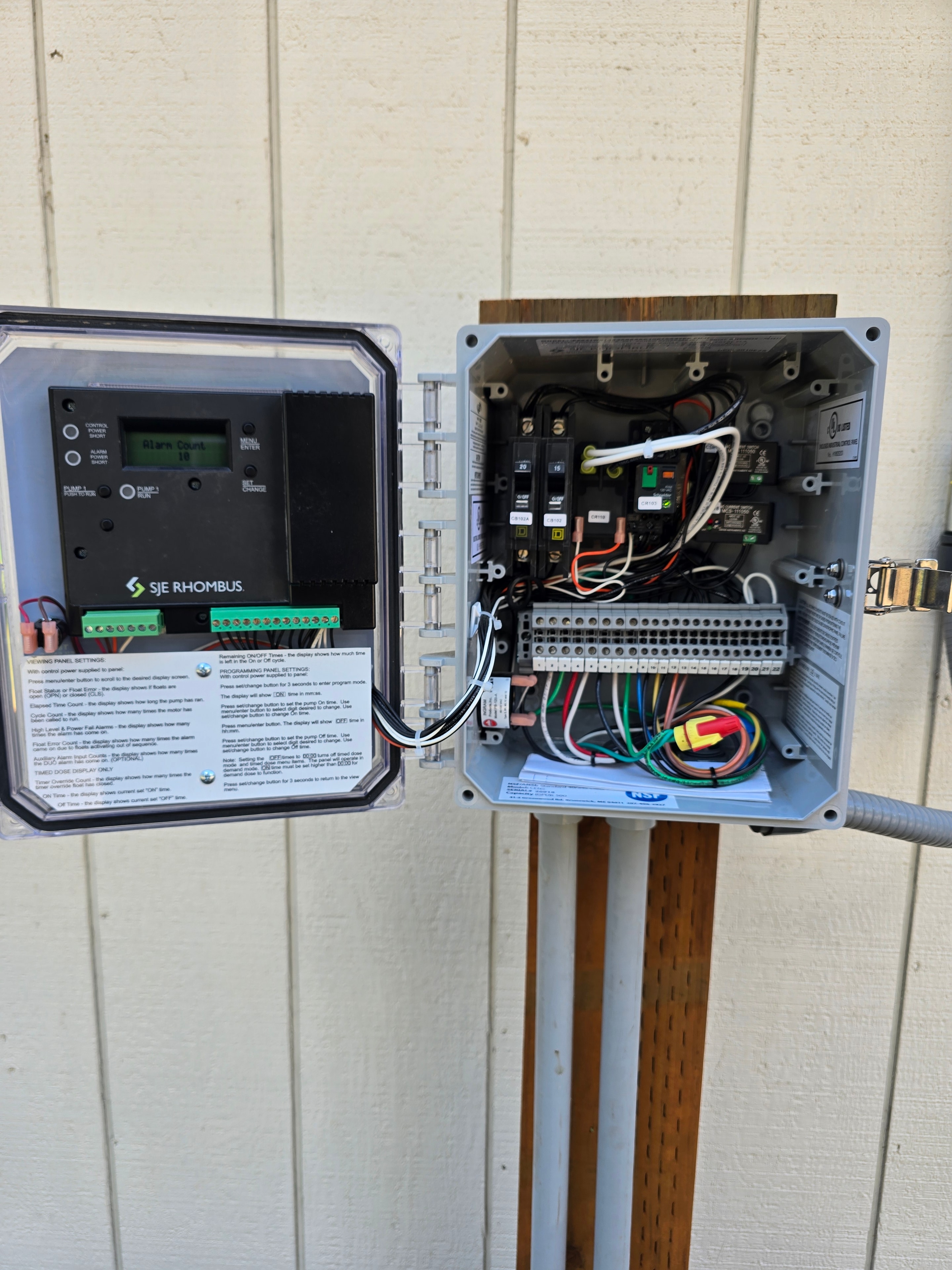 GPA septic system project